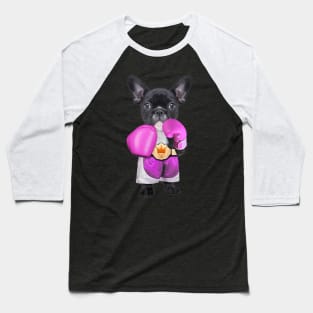 french bulldog shirt funny French Bulldog Boxing Baseball T-Shirt